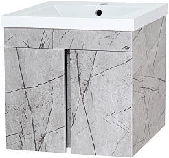 Misty Тумба с раковиной Торос 50 мрамор античный – фотография-1